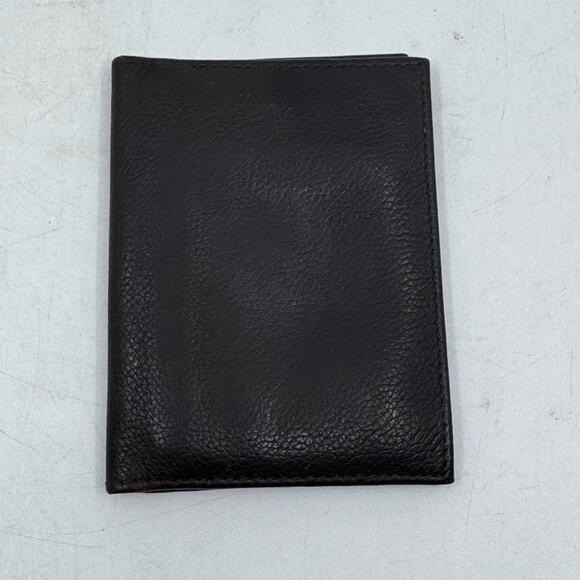 BANANA REPUBLIC Brown Leather Bi-fold Wallet & Card holder Bundle - Picture 7 of 9